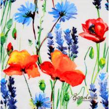 Serwetka decoupage seria TI-FLAIR maki, chabry 33x33cm